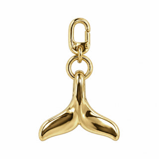 14K Polished Whale Tail