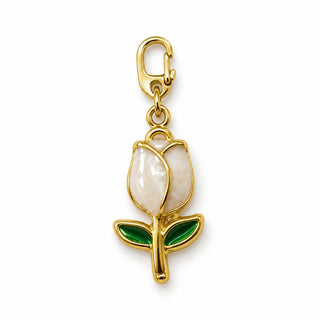 White Enamel Tulip